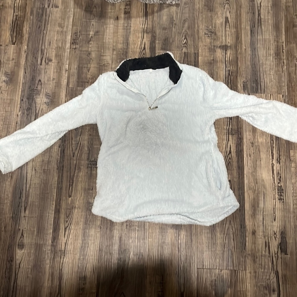 Amazon Sherpa Quarter Zip Size Small